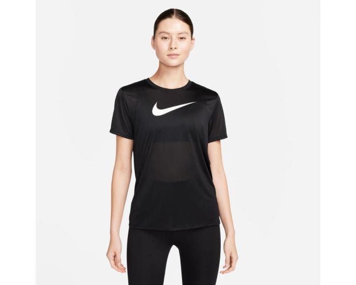 Nike Dri-FIT Regular Heathered Graphic Short Sleeve Tee Sort - T-shirtsDame