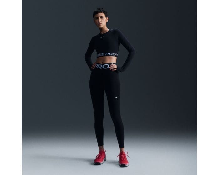 Nike Dri-FIT Sculpt Højtaljede Tights- Dame, Sort, Komfort og Støtte til Løb