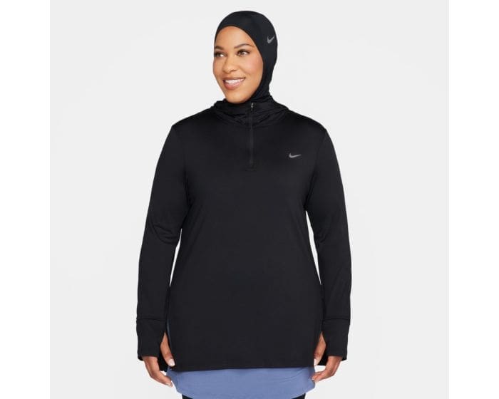 Nike Dri-FIT Swift Element UV Hoodie - Dame, Str.- Komfortabel & Beskyttende Løbejakke