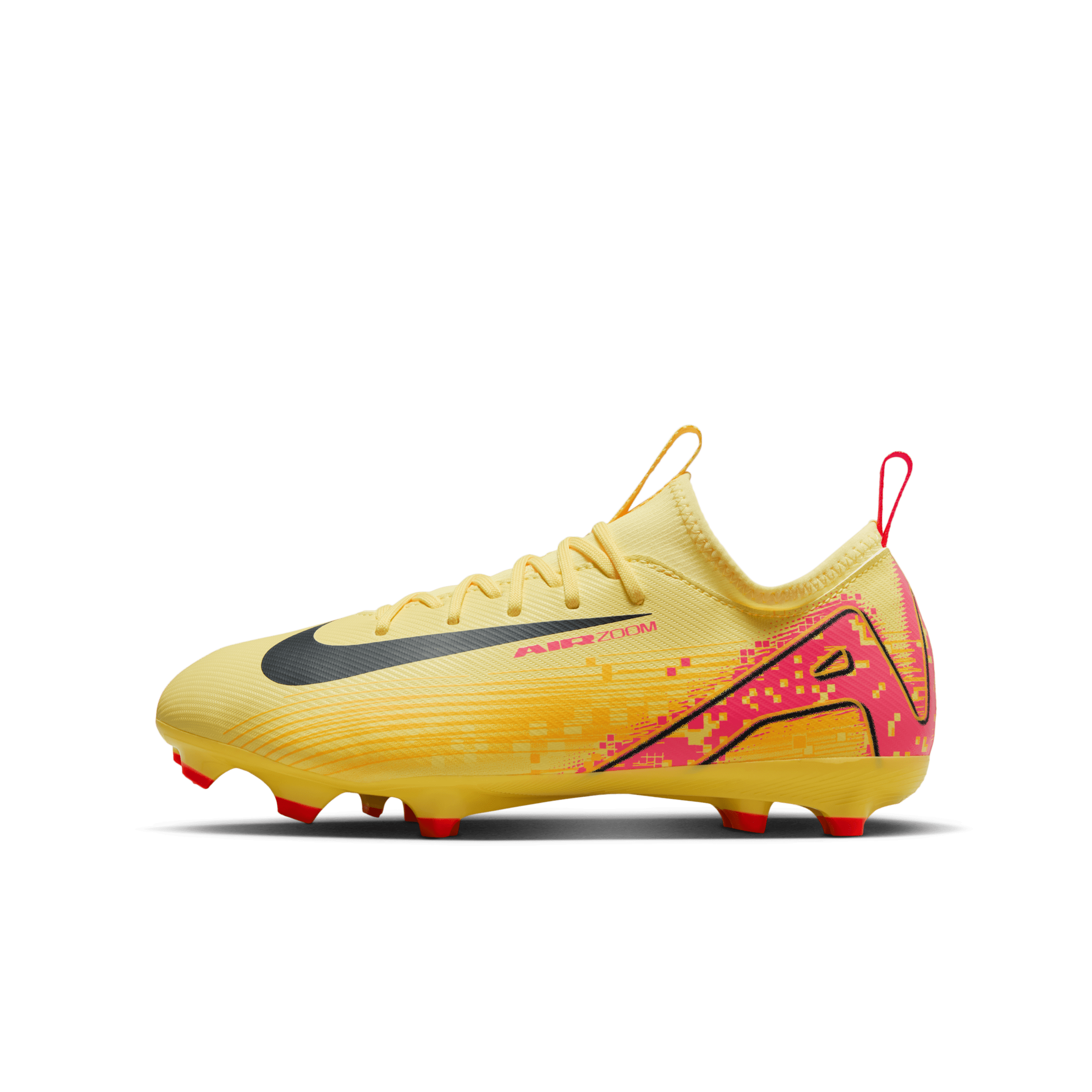 Nike Jr. Mercurial Vapor 16 Academy "Kylian Mbappé" MG Low-Top-fodboldstøvler til større børn - Orange