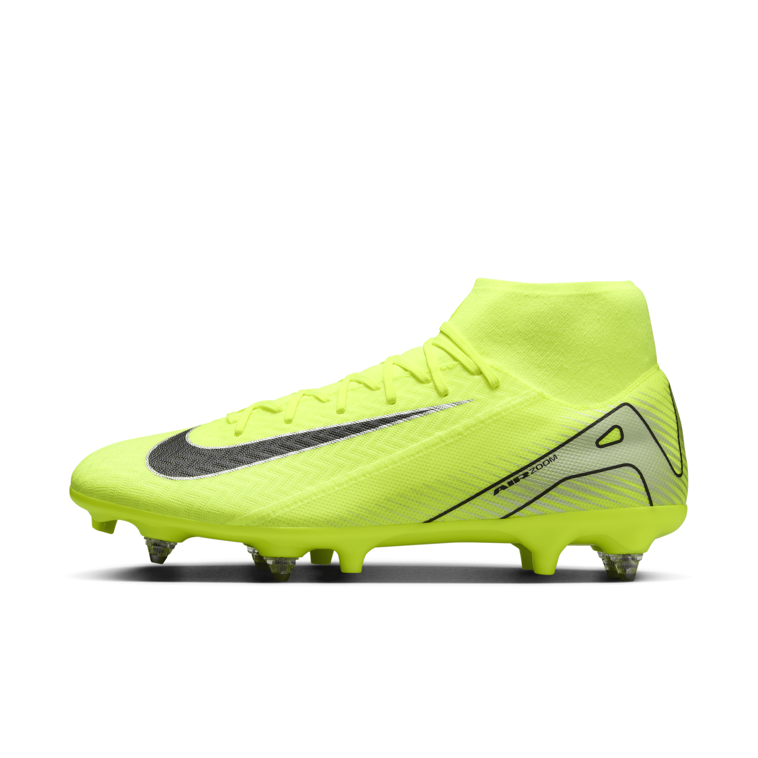 Nike Mercurial Superfly 10 Academy SG Pro High-Top-fodboldstøvler - gul