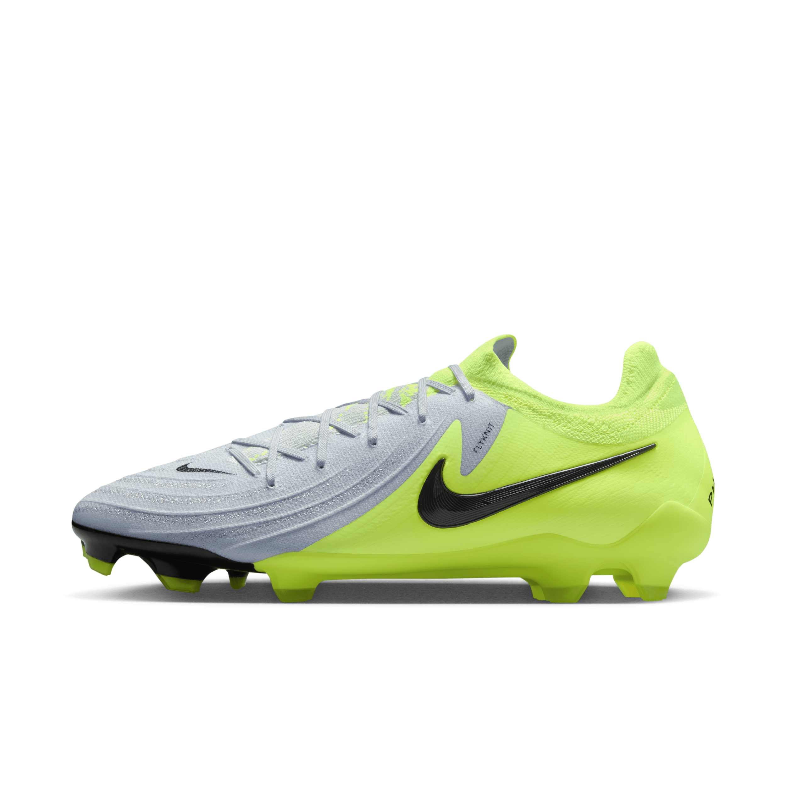 Nike Phantom GX 2 Pro FG Low-Top-fodboldstøvler - grå