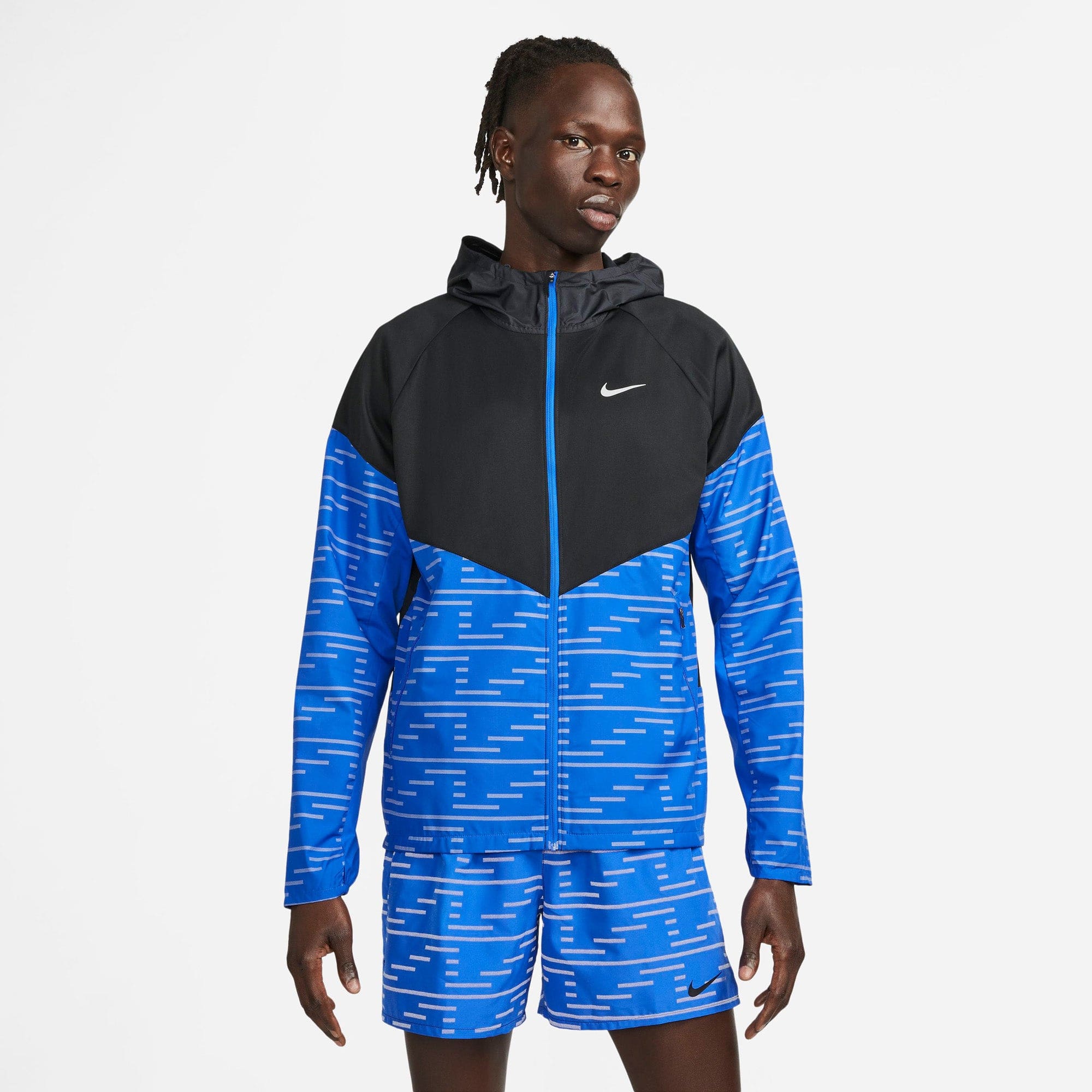 Nike Thermafit Repel Run Division Miler Løbejakke Herre Blå