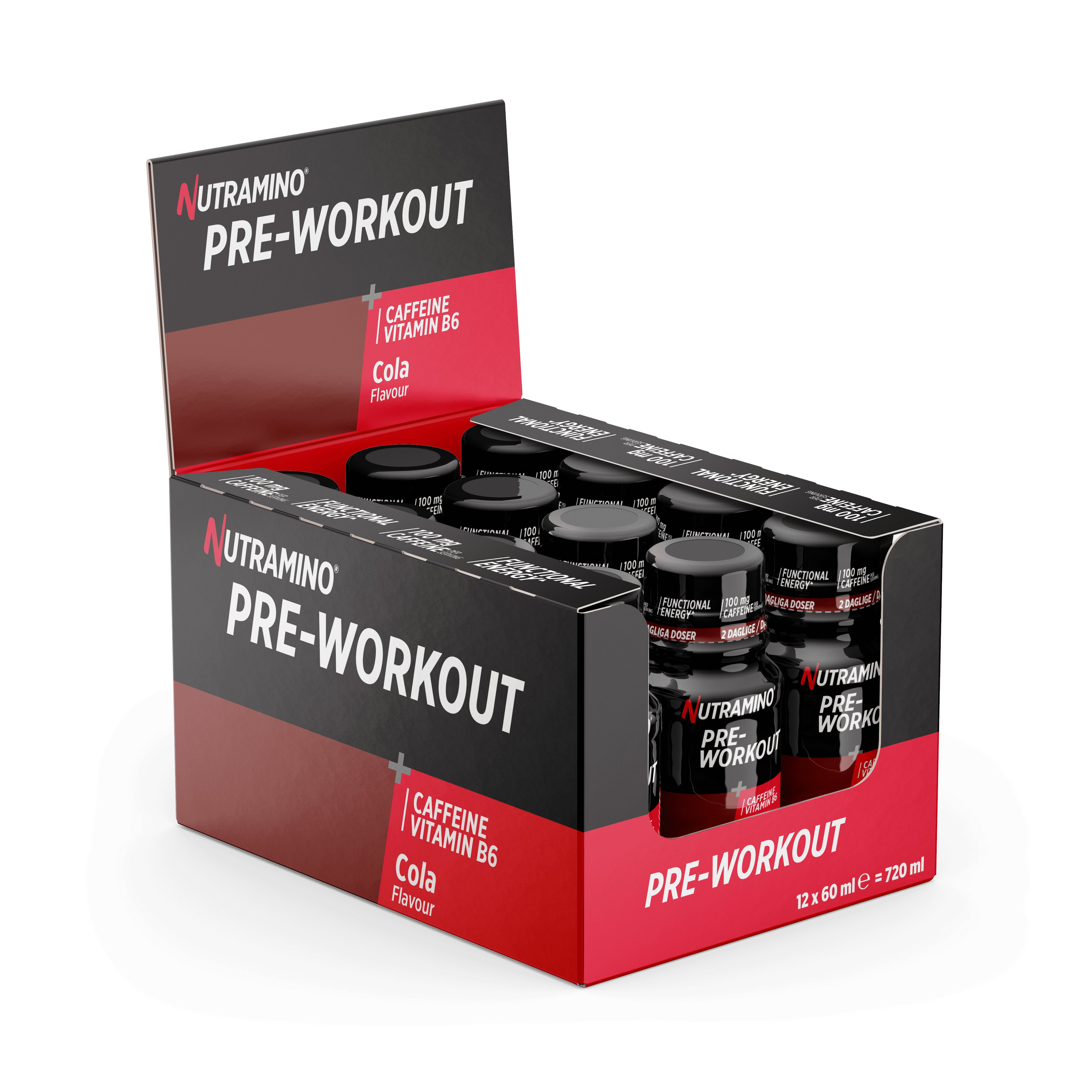 Nutramino Pre-Workout Shot - Cola (12x 60ml)