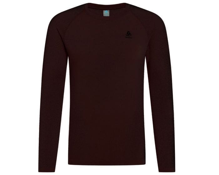 Odlo Performance Warm Eco BL Top Crew Neck L/S Brun - T-shirts,Trøjer