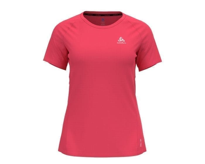 Odlo Zeroweight Chill T-shirt Dame - Kortærmet, Refleks, XS, Pink