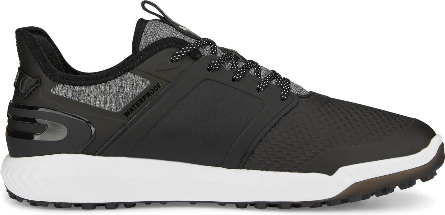 Puma Ignite Elevate Vandtætte Herre Golfsko Uden Spikes - Puma Black/Puma Silver -45 Normal