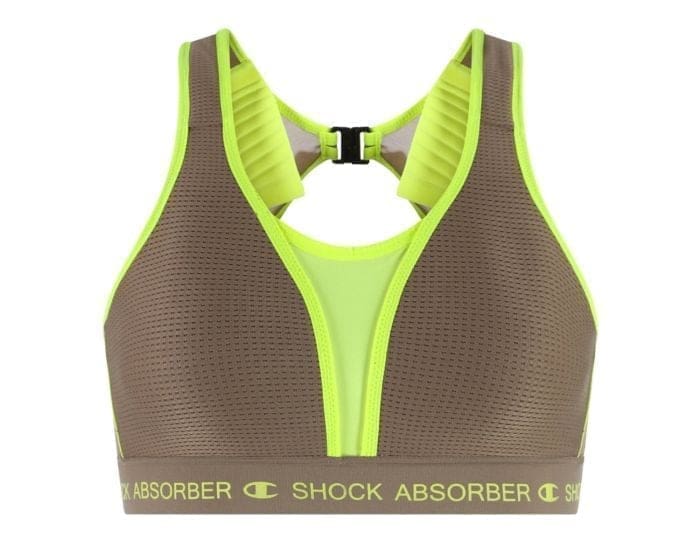 Shock Absorber Ultimate Run Bra Padded 70C - Ultimativ Sports-BH til Løb, Grå