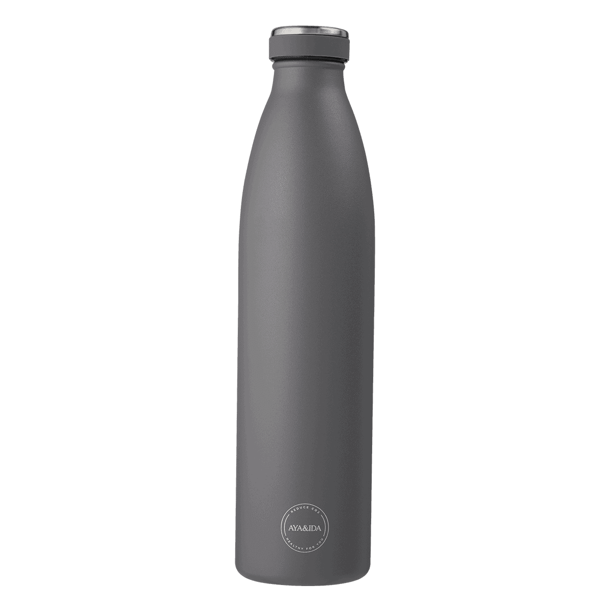 Termo drikkedunk i rustfrit stål - 1 liter - Dark Grey