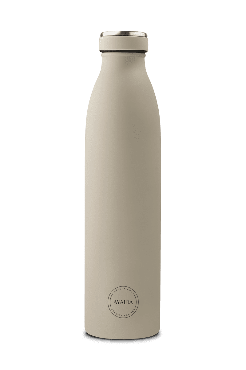 Termo drikkedunk i rustfrit stål - 750 ml. - Cream Beige