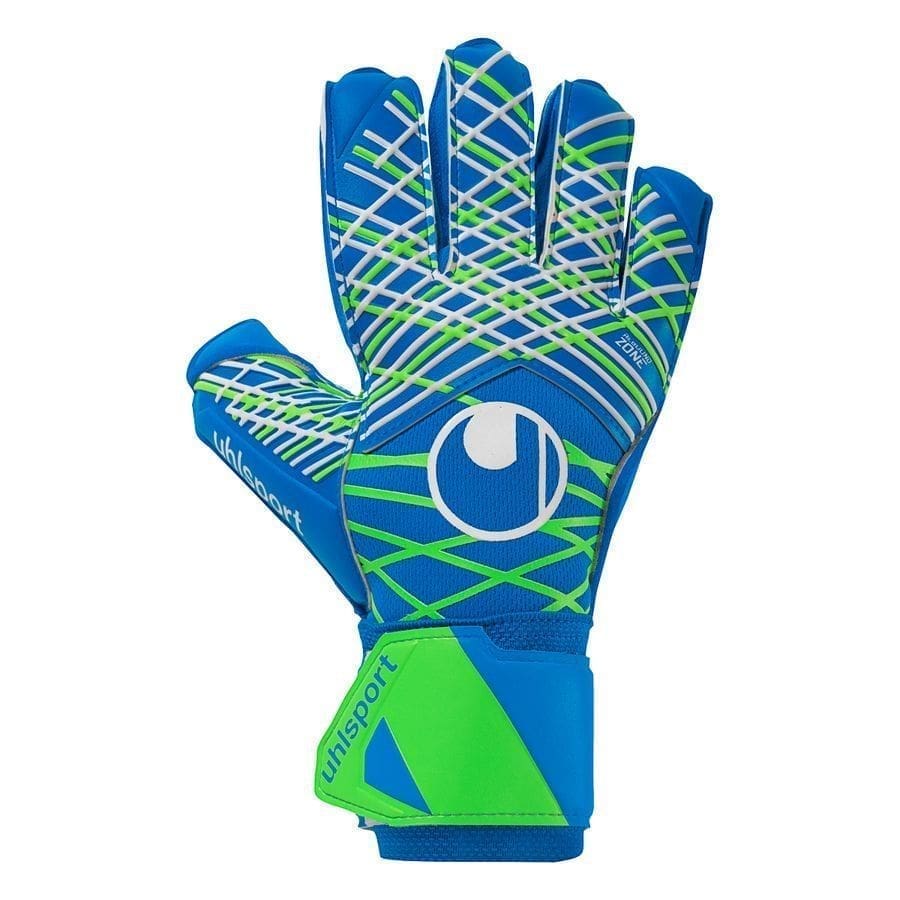 Uhlsport Målmandshandske Aquasoft - Blå/Grøn/Hvid,7