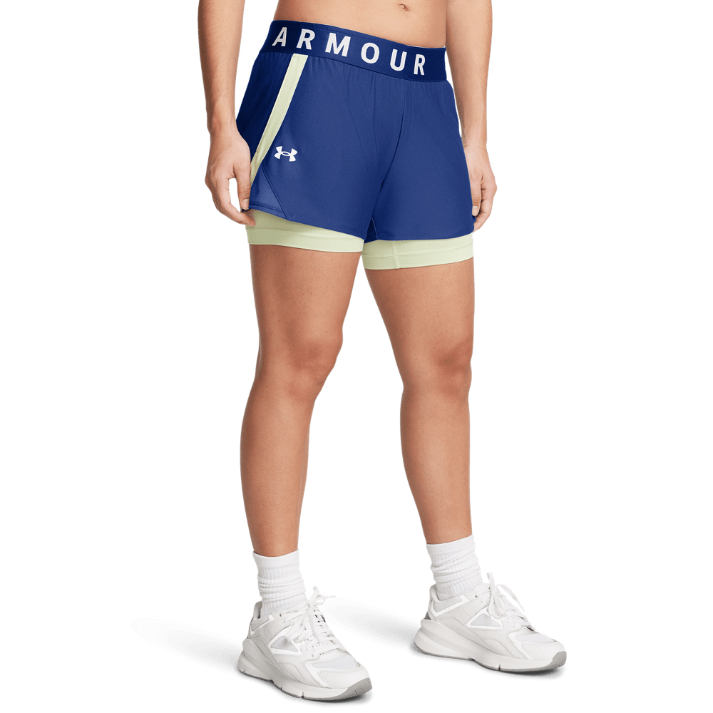 Under Armour Kvinder - Play Up 2-In-1 Shorts - Tech Blue XS