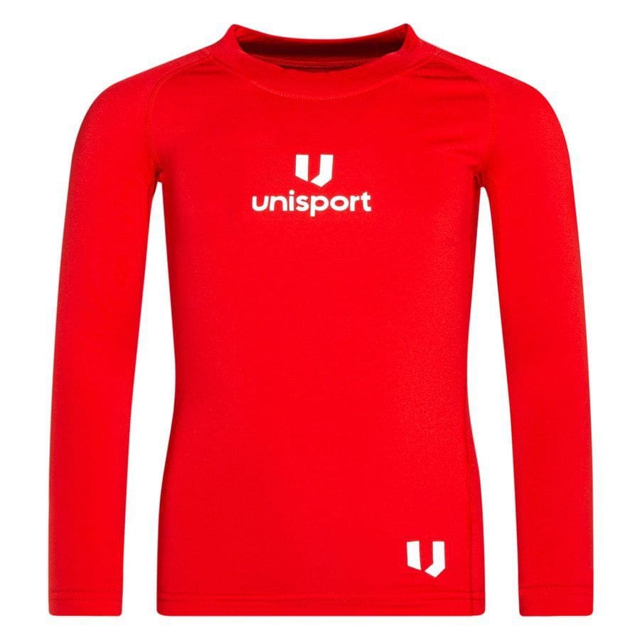 Unisport Warm Turtleneck Baselayer Trøje - Rød Børn,176 cm