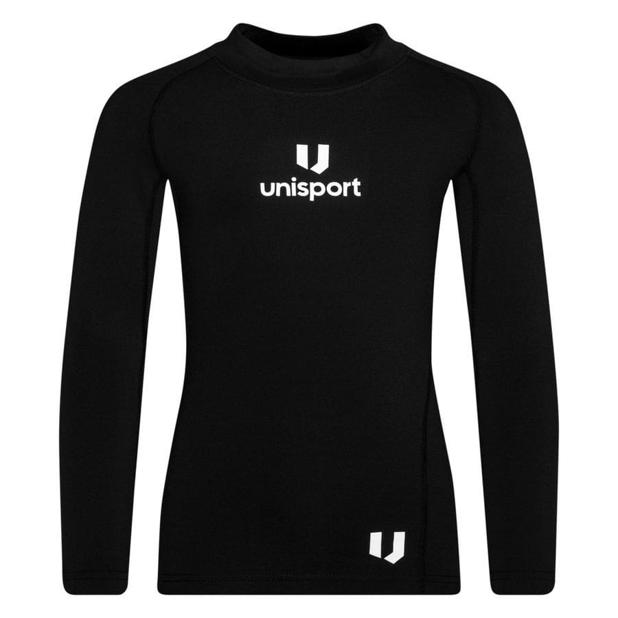 Unisport Warm Turtleneck Baselayer Trøje - Sort Børn,140 cm