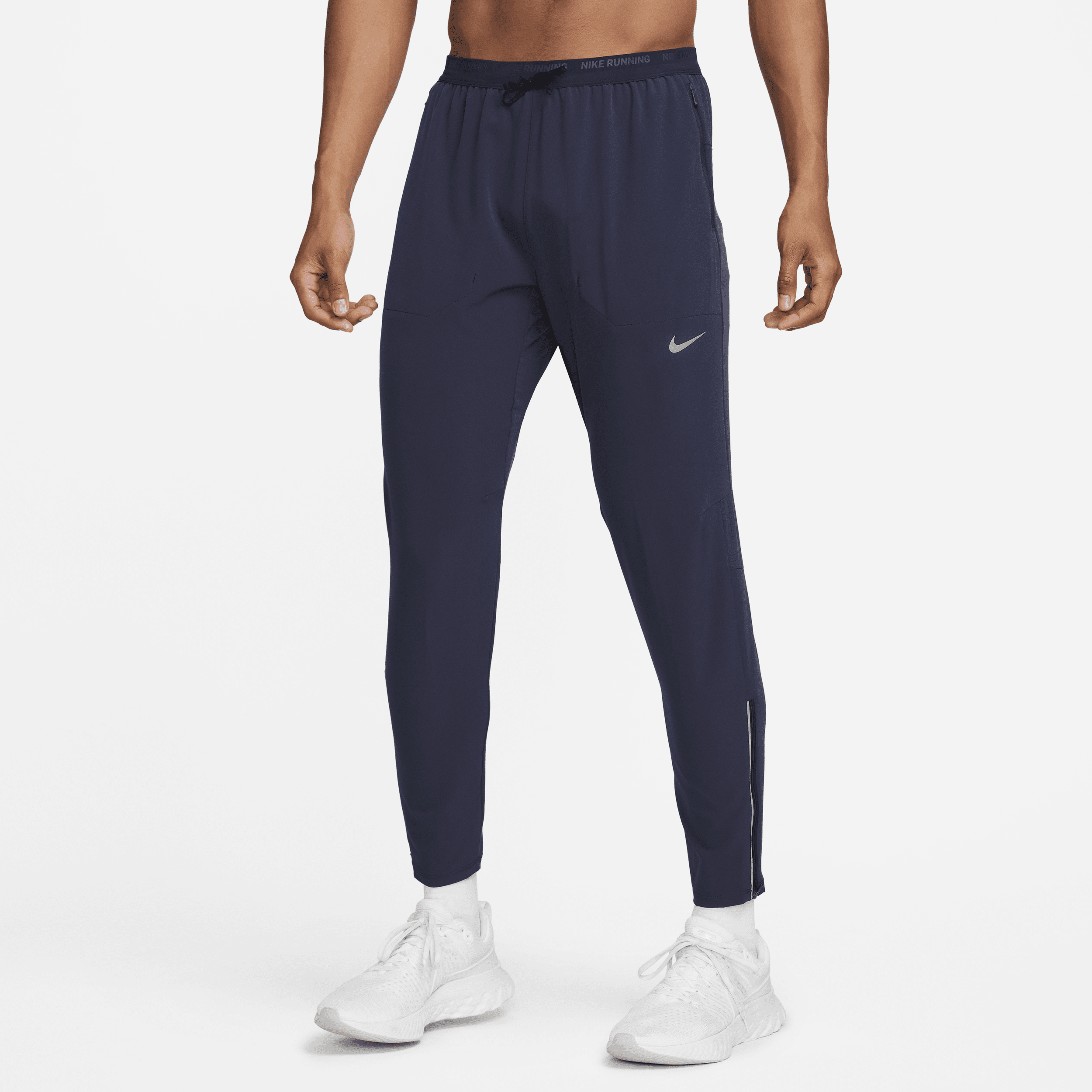 Vævede Nike Phenom Dri-FIT-løbebukser til mænd - blå